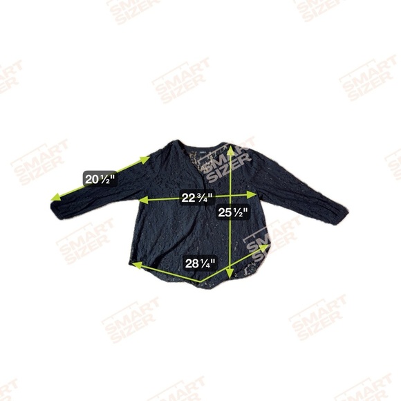 Torrid Sheer Black Lace Top Size 1X - Picture 9 of 9